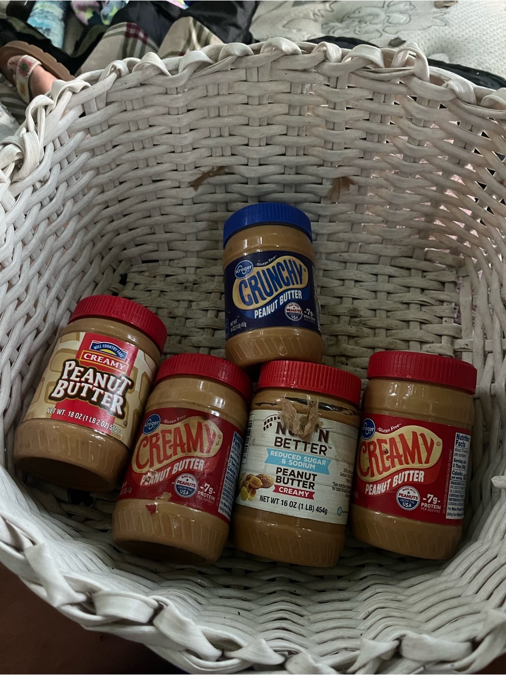 Creamy & Crunchy Peanut Butter Assortment - Creamy/Blue
